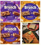 Cadbury Brunch Bars Bundle, Peanut, Chocolate Chip and Raisin. Also comes with Kitchenfella 'Top 10 treats for Movie Night'