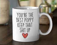 Gift For Poppy, Poppy Gifts, Funny Poppy Gift, Poppy Mug, Poppy Coffee Mug, Poppy Gift Idea, B-e-s-t Poppy Birthday Christmas Fathers Day Gift