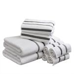 Black And White Bath Towels