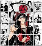 VEENSHI Set of 20 Itachi Manga Collage Kit Poster Naruto Wall Poster | A4 Size (11.9x8.3 inch) 300 GSM Poster