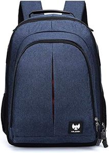 FUR JADEN DSLR SLR Camera Lens Shoulder 14 Inch Laptop Backpack for Canon Nikon Sigma Olympus with Tripod Holder