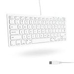 Macally USB Wired Keyboard for Mac 