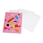 Colorations CANVASPK 8" x 10" Canvas Panel Classroom Pack (Pack of 6)