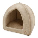 Pet Tent - Soft Bed for Dog and Cat, Best Pet Supplies, Large, Tan