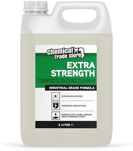 Chemical Trade Store - Composite Decking Cleaner - Plastic UPVC Deck Algae and Mould Remover - Removes Dirt, Grime and Bird Droppings - 5 Litre