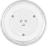 13.5" Microwave Glass Turntable Plate by Beaquicy - Replacement for GE Hotpoint Microwave Glass Plate - Replace Microwave Glass Tray # WB39X10032 JVM3160DF1BB JVM3160DF1CC JVM3160DF1WW