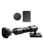 RERPRO Dash Cell Phone Mount Magnet Holder Compatible with 2024 2025 Jeep Wrangler JL 2/4 Door 4XE Interior Accessories 360° Adjustable Dashboard Smart Phone Holder 1 Set Black Magnetic