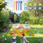 Jesitai Safe Throwing Game for Kids, Indoor Games, Outdoor Games, Lawn Games, Garden Games - Ideal for Children and Adults from 3 Years, Boys and Girls