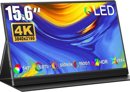 UPERFECT 15.6" QLED 4K Portable Monitor – UHD, HDR, USB-C, 100% AdobeRGB