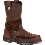 Georgia Boot Work Mens 10" Athens WP Wellington 14 M Brown G4403