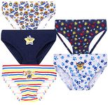 Paw Patrol - Boys Underwear Multipack - 5 Pack Of Boys Pants - 100% Cotton Pants - Variety Of Paw Patrol Designs With Characters - 6/7 Years Multicolour