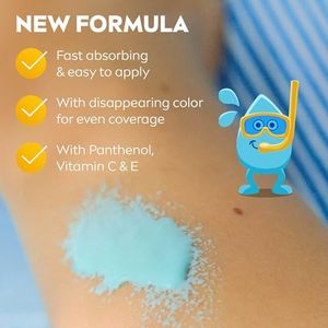 NIVEA SUN Kids SPF 50+ Coloured Sunscreen Spray, 200ml – Fast-Absorbing, No White Cast