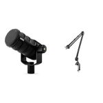 RÃ˜DE PodMic USB Versatile Dynamic Broadcast Microphone with XLR and USB Connectivity + RODE PSA1 Swivel Mount Studio Microphone Boom Arm