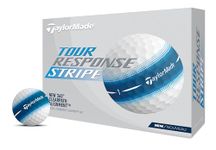 TaylorMade Golf Tour Response Stripe Ball Blue Dozen