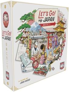 AEG Let's Go! to Japan - Strategy Card Game, Plan & Experience Your Dream Vacation, Storytelling & Travel Game, Solo Or Comp, Ages 10+, 1-4 Players