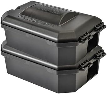 ROSHIELD - Rat & Mouse Pro Quality Tamper-Resistant Safety Bait Box for Rodent Trap Control Treatments, Secure Lockable Bait Stations Appropriate in Both Indoor And Outdoor Settings