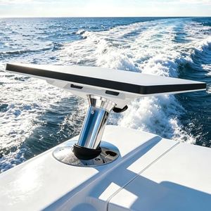 Ocetrout Rod Holder Mount for Starlink Mini – Marine Grade 316 Stainless Steel, No-Drill, Adjustable Antenna Mount for Boats, Yachts & Sailboats