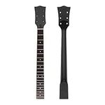 Alnicov Electric Guitar Neck DIY For Gibson LP Guitars Parts Replacement 22 Fret Maple Neck Rosewood Fretboard with White Dots Inlay Black Gloss 2