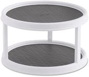 Copco 2555-0187 Non-Skid 2-Tier Cabinet Turntable, 12-Inch White