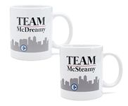 Greys Anatomy Team McSteamy & Team McDreamy 11oz Mug Set of 2