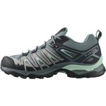 Salomon X Ultra Pioneer CSWP Women's Waterproof Trekking Hiking Shoes, Stormy Weather/Alloy/Yucca, 7.5