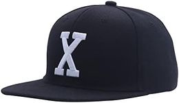 Hccfit X Hat 3D Embroidered X Logo Snapback Hat Black