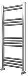 Requena Heated Towel Rail Chrome Bathroom Ladder Radiator - Straight, 1000 x 500