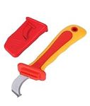 Cable Knife Stripping Tool, Insulation Electrician Knife Insulation Cable Stripper Dismantling Knife Cable Knife Anti-Magnetic Fast Strip Cable Stripper Cutter, 1000V Insulated