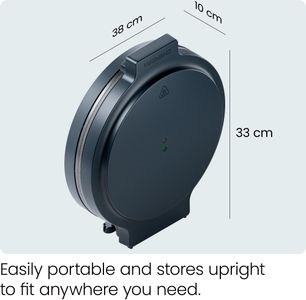 Chefman 30cm Pizza & Omelette Maker – Non-Stick Pan, 1570W, Vertical Storage