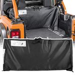 Soft Top Window Storage Bag for 2018-2024 Jeep Wrangler JL JLU Sports Sahara Freedom Rubicon Unlimited & Gladiator JT 2-Door & 4-Door Replace 68358392AC