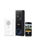 eufy Security Video Doorbell Camera Wireless C31 with Chime, 2K FHD, Dual Power Options, Live Video Call, Easy Installation, Quick-Release Battery, 24/7 Recording, No Monthly Fee