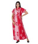 MENMAII Women's XL - Housecoat/Full Front Open/Bathrobe Multipurpose Night Gown with Pocket for Women | Full/Calf Length Cotton