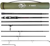 Rigged and Ready S Max. Big Fish Powerful Predator Surf Travel Fishing Rod + 2 tips Hi-carbon 360cm+320cm 11’ 10”+10’ 6” rod options Compact rod 59cm Case 66cm. Cast W 100+170g