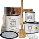 Retique It Chalk Finish Renaissance Furniture Paint-Innocence, Deluxe Starter Kit, 32 Ounces