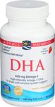 Nordic Naturals DHA | 830 Mg Omega-3 Fish Oil For Men & Women High-Intensity DHA Formula | EPA & DHA Supplement For Brain Health & Nervous System Support Strawberry Flavour Fish Oil 90 Softgels