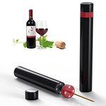 Air Pressure Pump Bottle Opener, Quntis Wine Opener Wine Pump Easy Cork Remover Corkscrew, Great Gift for Wine Lovers - 7S Quick Bottle Opening, Detachable