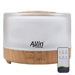 Allin Exporters DT-505LW Plastic Purify Ionize Spread Aroma Ultrasonic Humidifier with Wireless Remote for Office, Baby Cabin (White, 500ml)