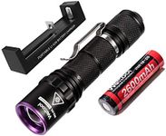 Weltool M2-OL UV Torch,365nm LED Ultraviolet Torch for UV Glue Curing, Woods Lamp Ringworm Detection in Cats, AC Leak Detector Rocks,Criminal Investigation and Mineral Glowing,Pet Urine Detectors