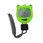 Marathon Adanac 3000 Digital Stopwatch Timer - Acrylic Lens Display for Easy Cleaning | Commercial Grade Waterproof Shock Resistant | Exercise Timer Interval Training - Neon Green