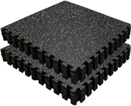 0.6 Inch Thick 48 Sq Ft Rubber Gym 