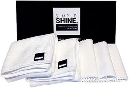 Premium Set Shoe Shining Cloths 3 Flannel & 2 Microfiber | Best for Buffing,Cleaning & Polishing Leather