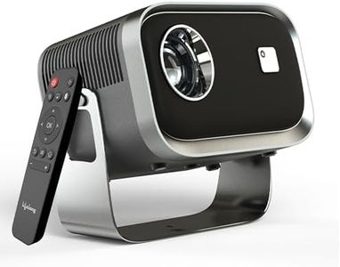 Lifelong Minipix Smart Projector for Home, Native 720p HD with 4K Support, Android 9 with Built-in Apps (Netflix, YouTube, Prime), 3500 Lumens, in-Built Speaker, Compact Design, 100" Max Display