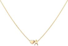 Glimmerst Initial Heart Necklace,18