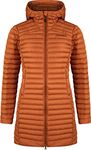 Berghaus Women's Nula Micro Synthetic Insulated Padded Jacket Long Coat | Durable Design | Water Resistant | Puffer Jacket, Caramel Café, 10