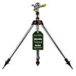 Garden Tripod Pulsating Sprinkler For Lawns And Borders,Fully Adjustable For Height And Range
