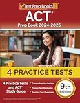 ACT Prep Book 2024-2025: 4 Practice