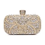 SUNSPOT Evening Clutch Bags Purse Handbag for Women Wedding Prom Party (Sliver)