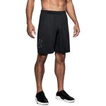 Under Armour Men's Tech Graphic Shorts, Black/Graphite, Large
