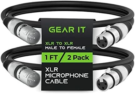 GearIT XLR & DMX Cable Patch Cord