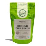 Worldwide Botanicals Organic Ground Chia Seeds - Excellent Source of Fiber, Protein, and Omega-3 Fatty Acids | Gluten-Free | Vegan | Non-GMO | Kosher, 1 Pound